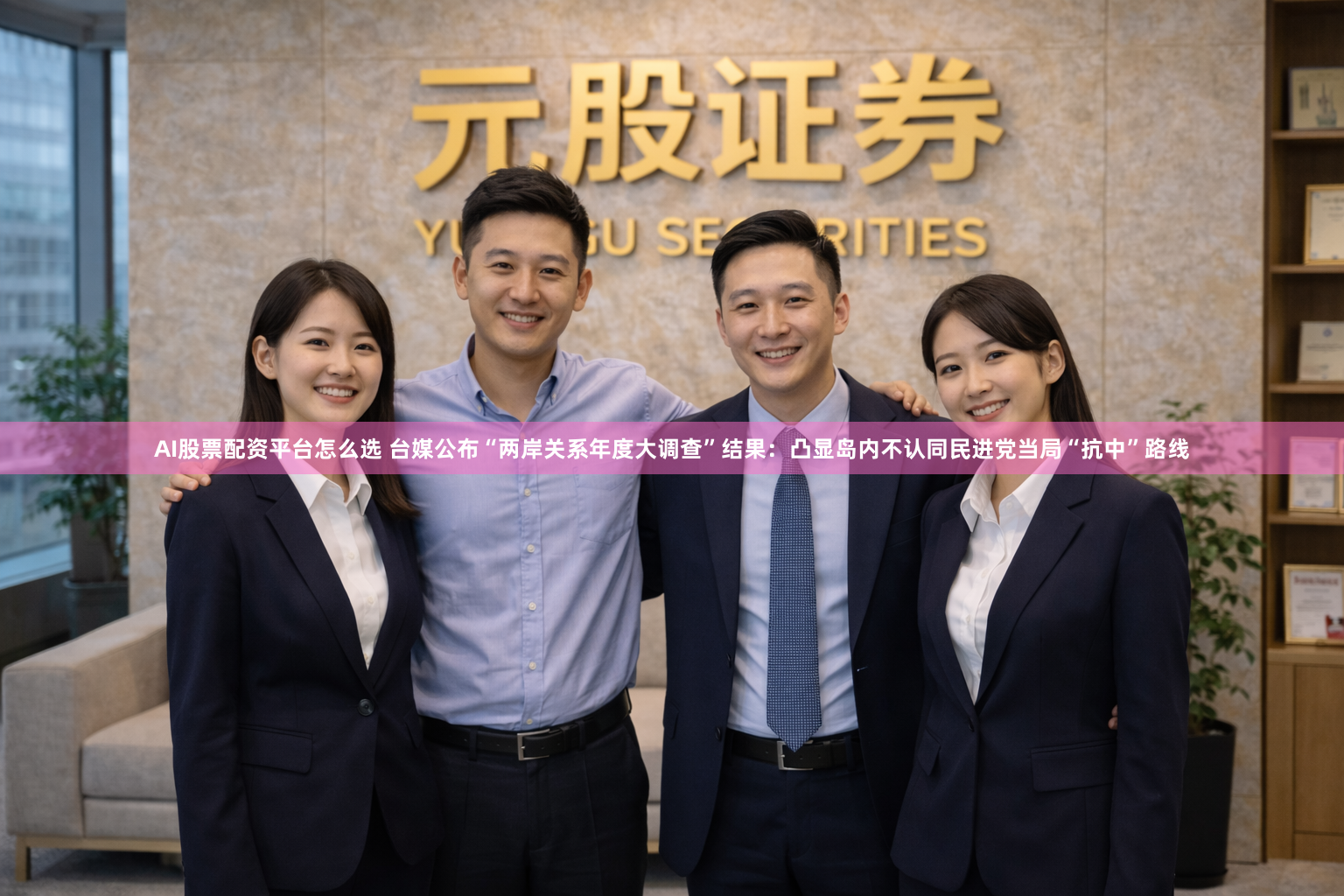 AI股票配资平台怎么选 台媒公布“两岸关系年度大调查”结果:凸显岛内不认同民进党当局“抗中”路线