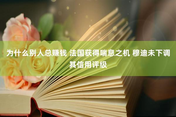 为什么别人总赚钱 法国获得喘息之机 穆迪未下调其信用评级